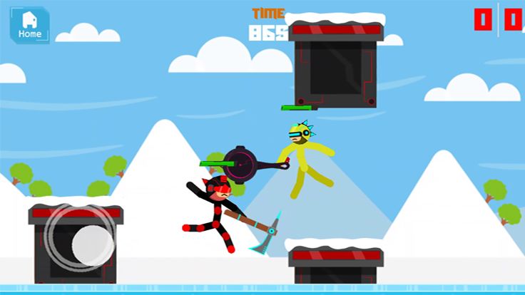 Stickman Brawl - Cyber Duel游戏截图