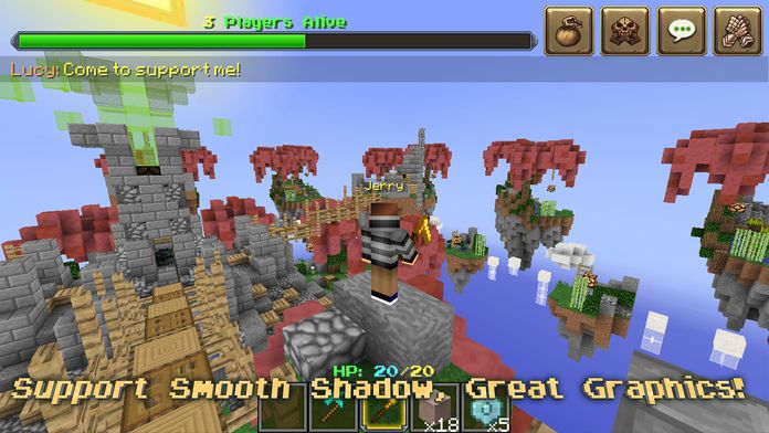 Block Sky War (Luck of the Draw) : Mini Game With Worldwide Multiplayer游戏截图