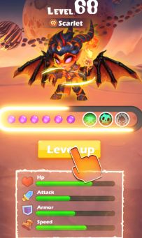 放置英雄TapTap Heroes猩红升级特写！