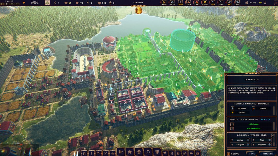Roman Triumph: Survival City Builder游戏截图