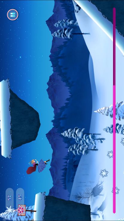 冰雪世界主题公主奇缘跑酷游戏截图