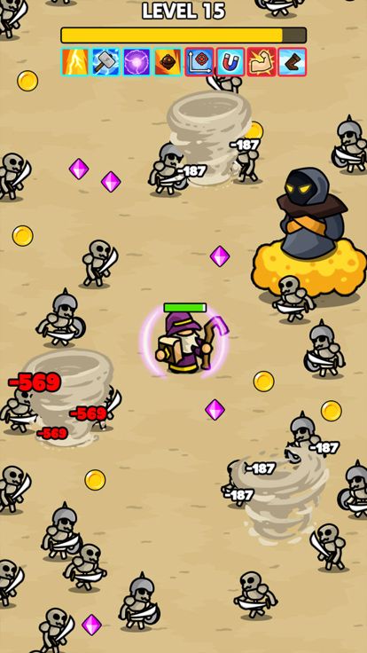 肉鸽割草大作战游戏截图