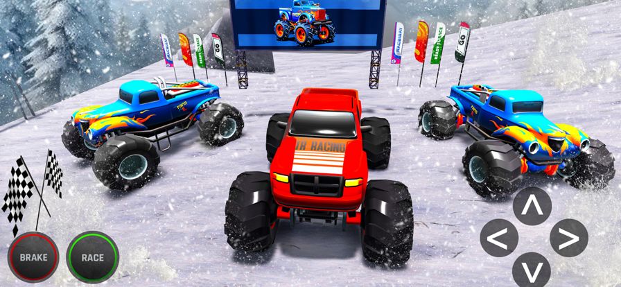 Mini Race 3D - Monster Trucks游戏截图