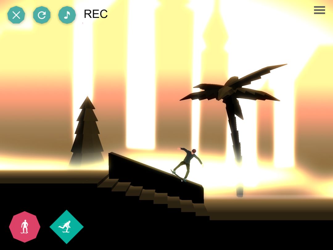 直线滑板游戏截图