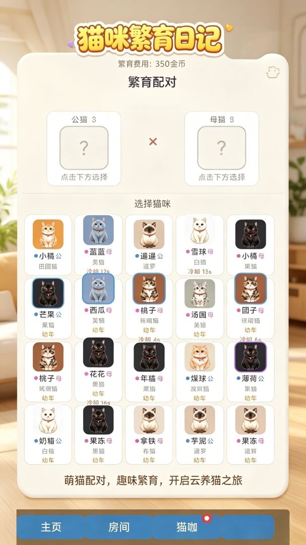 猫咖模拟器游戏截图