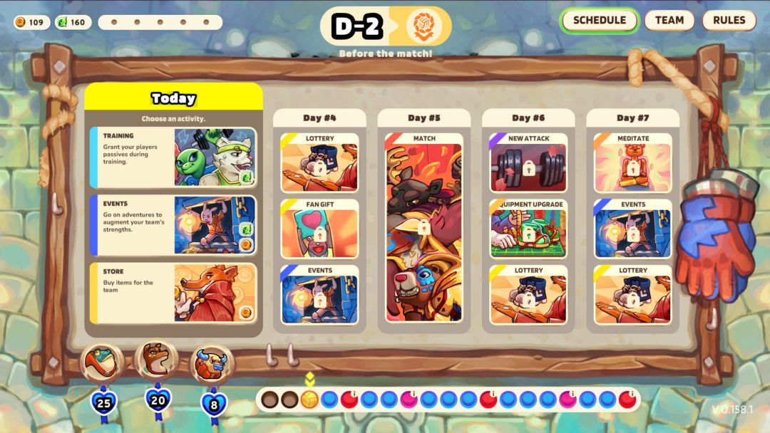 Smash it Wild: Tactical Volleyball Roguelike游戏截图