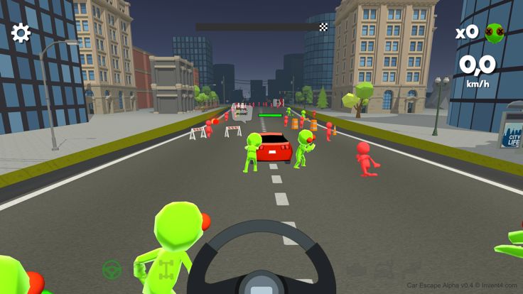 Car Escape 3D Zombie Attack游戏截图