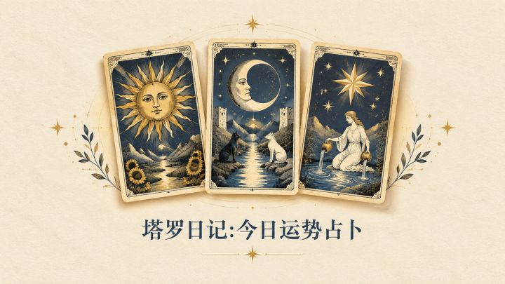 塔罗日记：今日运势占卜 封面