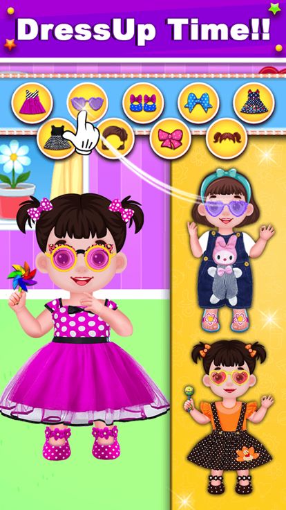 My Twins baby care & Dress up游戏截图