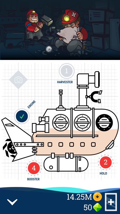 Idle Submarine: 在潜艇上征服海底世界游戏截图