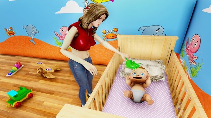 怀孕的妈妈模拟器生活3D游戏截图