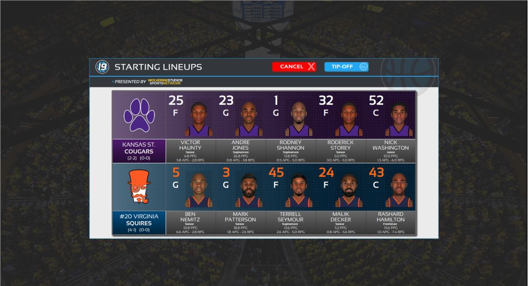 Draft Day Sports: College Basketball 2019游戏截图