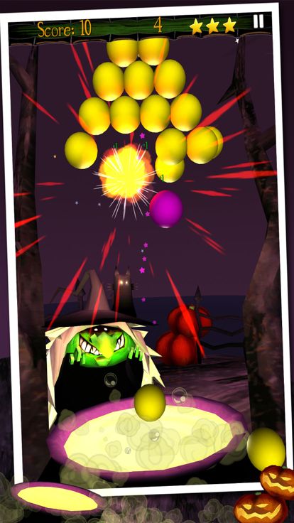 小猴射泡泡 Halloween游戏截图