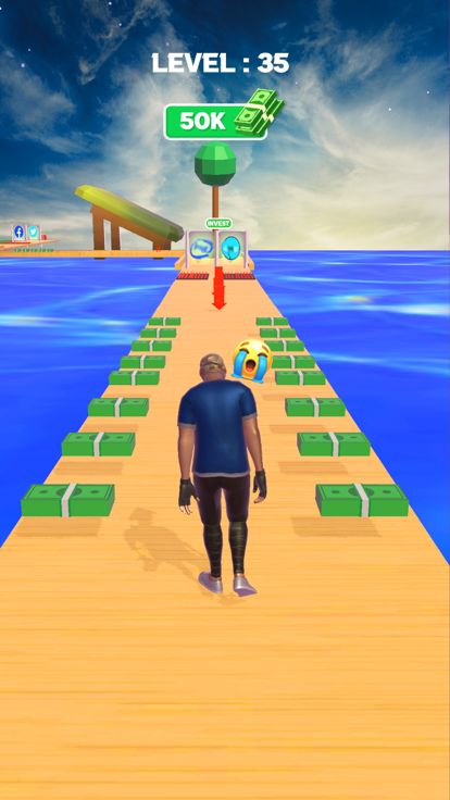 Investment runner3d:Money Rush游戏截图