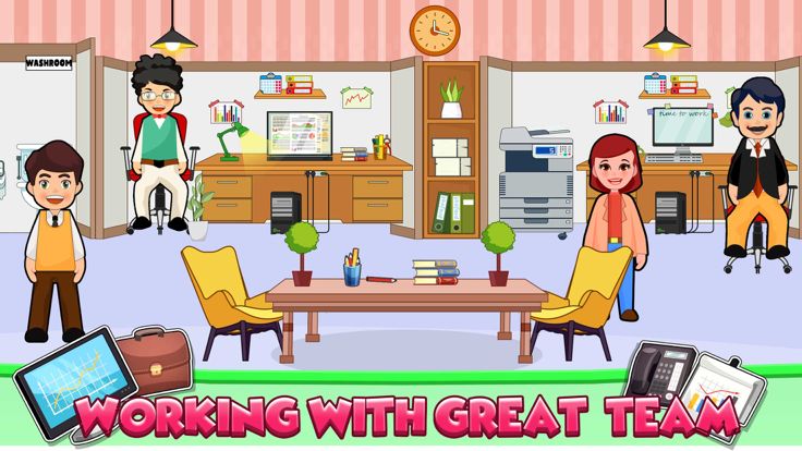 假装玩办公室生活游戏截图