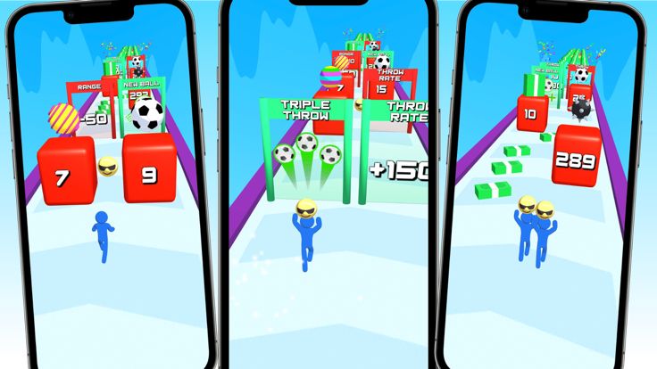 Ball Toss Race游戏截图