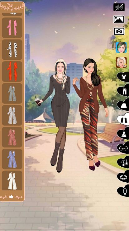 Autumn fashion dress up game游戏截图