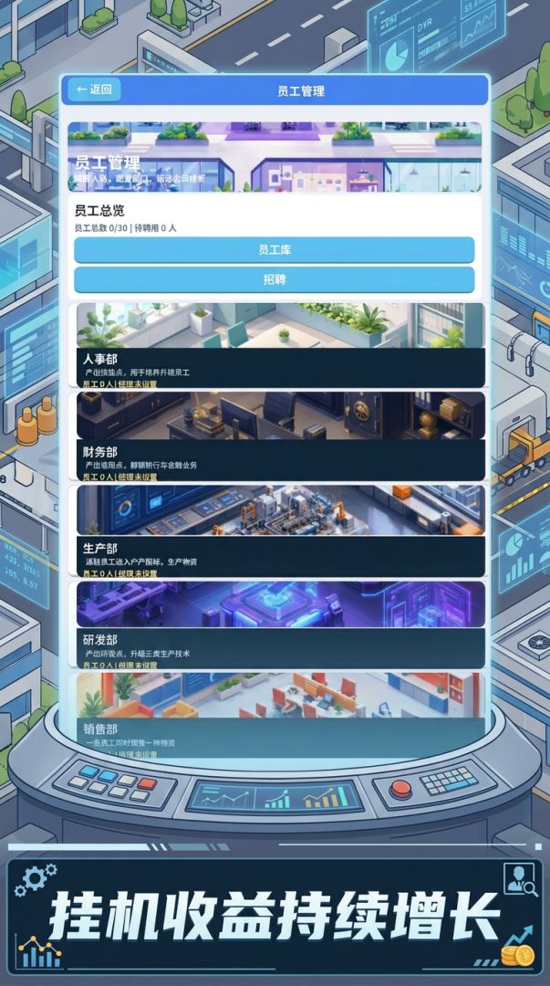 模拟经营：实业帝国游戏截图