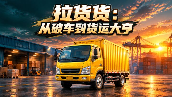 拉货货：从破车到货运大亨 封面