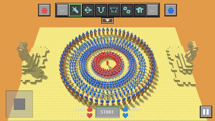 块状布娃娃之战游戏截图