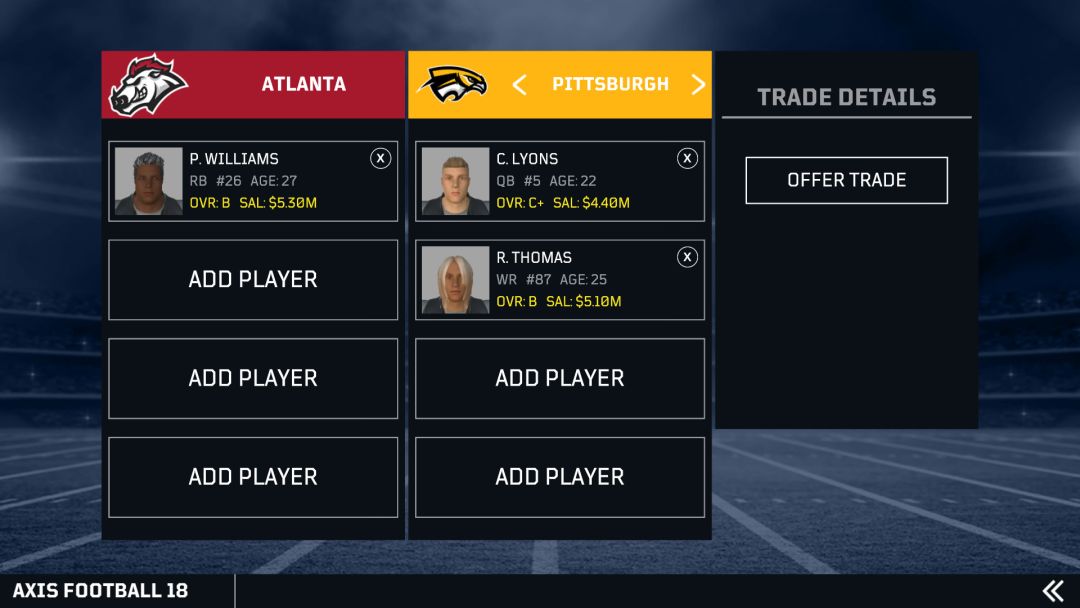 Axis Football 2018游戏截图