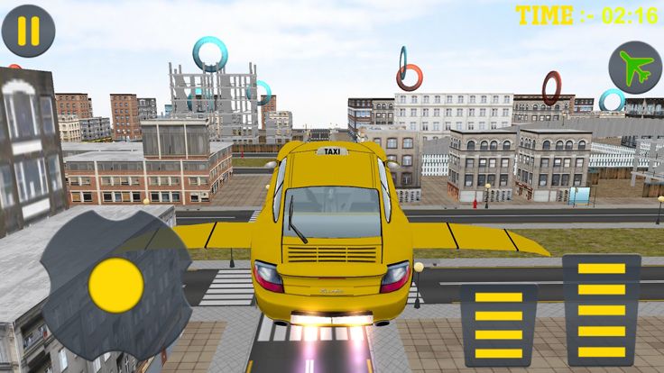 Flying Taxi Driver 3d Simulator游戏截图