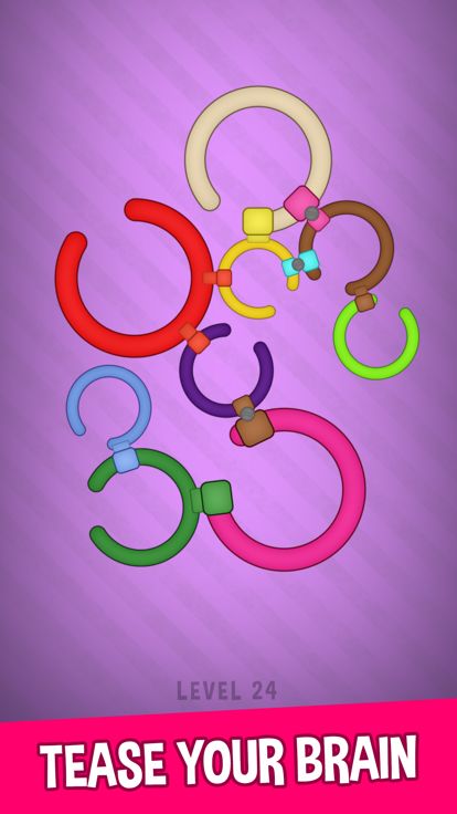 Untie the Rings: Circle Rotate游戏截图