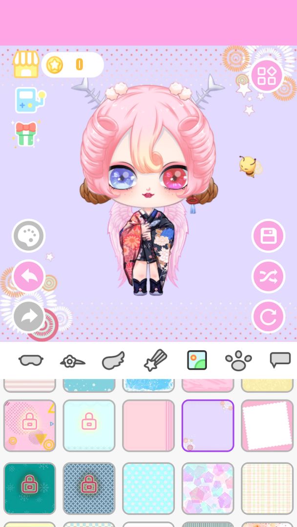 动漫装扮女孩平台游戏截图