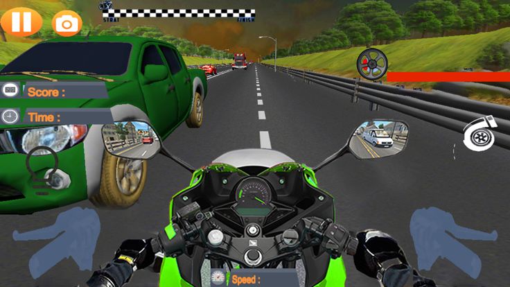 Moto Highway Traffic Racer游戏截图