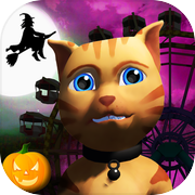 万圣节猫主题公园3Dicon