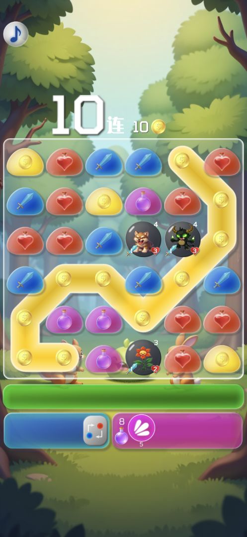 勇士爱连线游戏截图