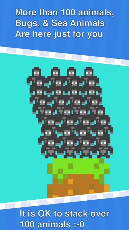 Pretty Sad Animal Tower Stack游戏截图