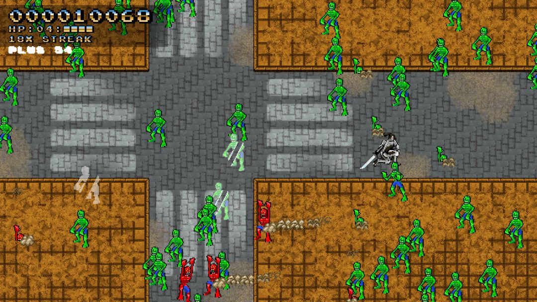 Space Robot Samurai Zombie Slayer游戏截图