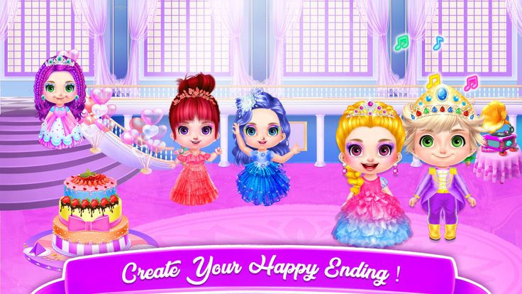 灰姑娘手机游戏 - 經典童話故事 童話故事游戏截图