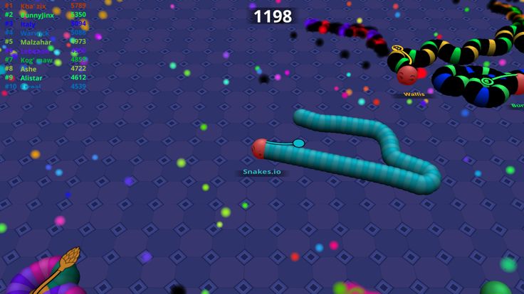 Super Slither Battle worms.io游戏截图