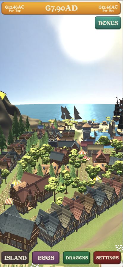 Dragon Island - Idle Tap游戏截图