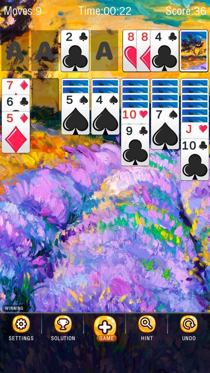 纸牌接龙游戏 - klondike游戏截图