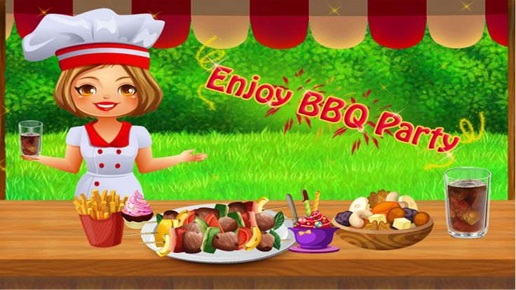 烧烤食谱制造商派对之夜游戏截图