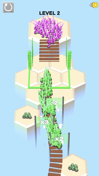 Draw Path Army游戏截图