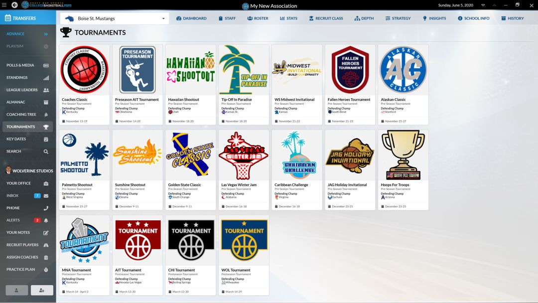 Draft Day Sports: College Basketball 2020游戏截图