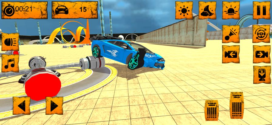 Mega Car Crash Stunt Master游戏截图