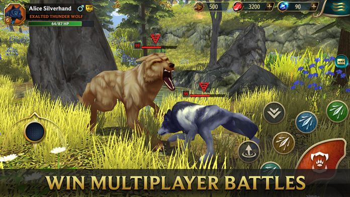 Wolf Tales - Online RPG Sim 3D游戏截图