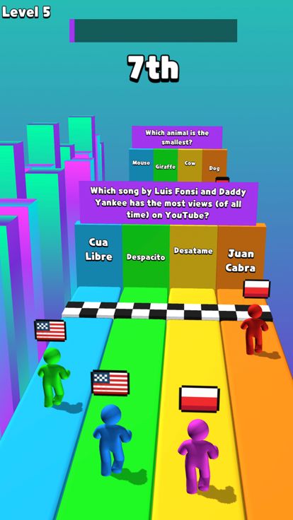ABC Run - Trivia Racing Fun游戏截图