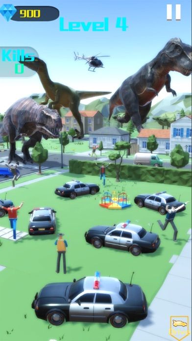 恐龙城市大战.Dinosaur Rampage游戏截图