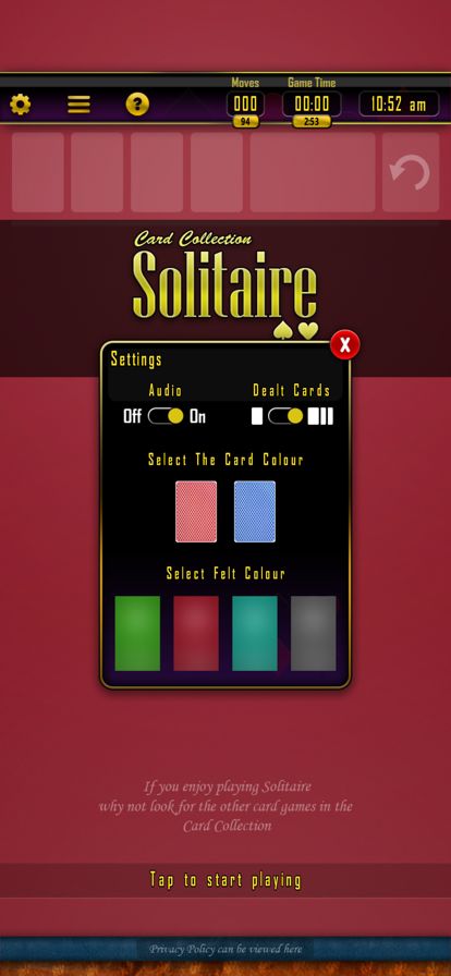 Solitaire Card Collection游戏截图