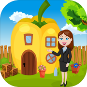 Young Woman Professor Rescue Best Escape Game -368