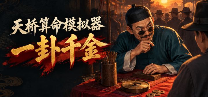 天桥算命模拟器：一卦千金 封面