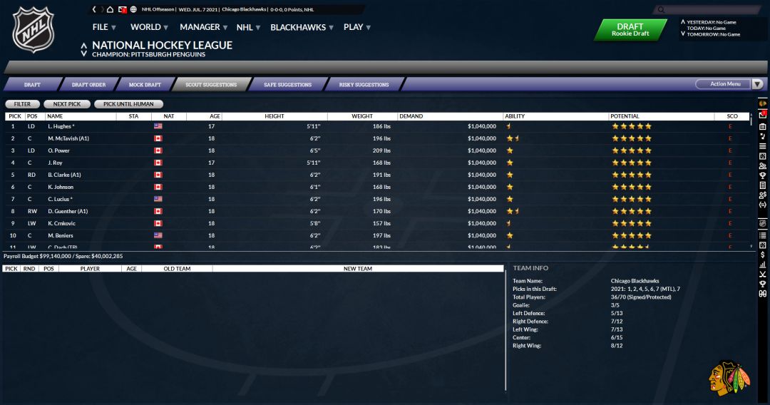 Franchise Hockey Manager 7游戏截图