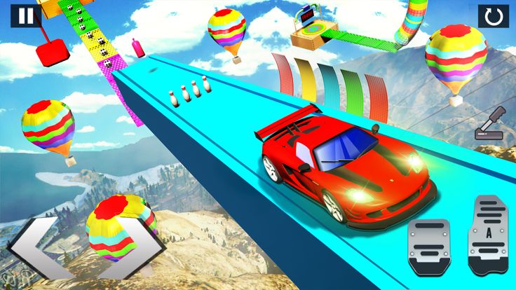 特技汽车 2023: 模拟驾驶赛车 汽车游戏游戏截图
