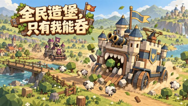 全民造堡,只有我能吞 封面